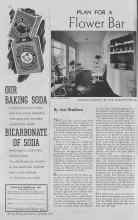 Better Homes & Gardens December 1937 Magazine Article: PLAN FOR A Flower Bar