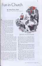 Better Homes & Gardens December 1937 Magazine Article: Fun in Church