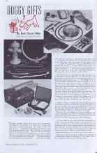 Better Homes & Gardens December 1937 Magazine Article: DOGGY GIFTS