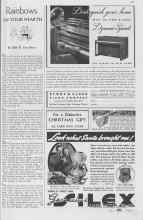 Better Homes & Gardens December 1937 Magazine Article: Rainbows ON YOUR HEARTH