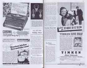 Better Homes & Gardens December 1937 Magazine Article: ALL SET FOR Holiday Meals