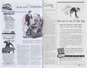 Better Homes & Gardens December 1937 Magazine Article: RECIPE FOR Christmas Giving