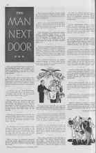 Better Homes & Gardens January 1938 Magazine Article: THE MAN NEXT DOOR