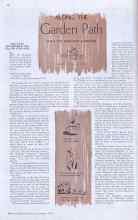 Better Homes & Gardens January 1938 Magazine Article: ALONG THE Garden Path