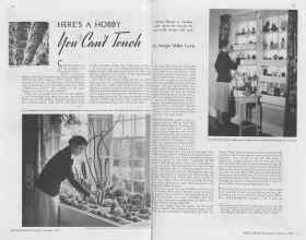 Better Homes & Gardens January 1938 Magazine Article: HERE'S A HOBBY You Can't Touch
