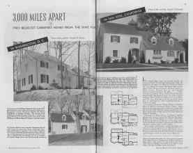 Better Homes & Gardens January 1938 Magazine Article: 3,000 MILES APART