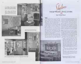 Better Homes & Gardens January 1938 Magazine Article: Shelves THOSE SMART SPACE-SAVERS