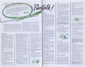 Better Homes & Gardens January 1938 Magazine Article: Back Talk!