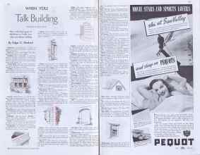 Better Homes & Gardens January 1938 Magazine Article: WHEN YOU Talk Building