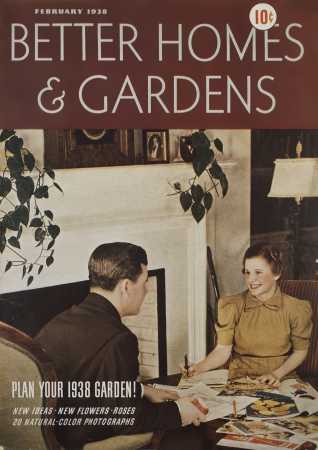 Better Homes & Gardens February 1938 Magazine Cover