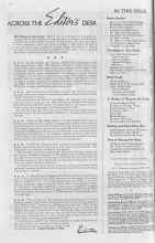 Better Homes & Gardens February 1938 Magazine Article: ACROSS THE Editor's DESK