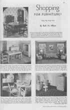 Better Homes & Gardens February 1938 Magazine Article: Shopping FOR FURNITURE?