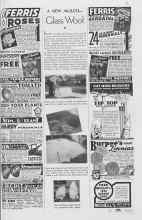 Better Homes & Gardens February 1938 Magazine Article: A NEW MULCH--Class Wool