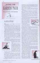 Better Homes & Gardens February 1938 Magazine Article: ALONG THE GARDEN PATH