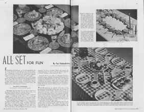 Better Homes & Gardens February 1938 Magazine Article: ALL SET FOR FUN