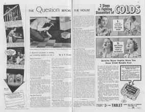 Better Homes & Gardens February 1938 Magazine Article: THE Question BEFORE THE HOUSE