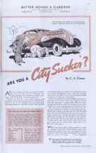 Better Homes & Gardens March 1938 Magazine Article: ARE YOU A City Sucker?