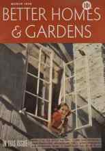 Better Homes & Gardens March 1938 Magazine Cover
