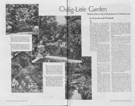 Better Homes & Gardens March 1938 Magazine Article: Our Big-Little Garden