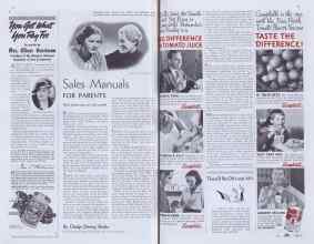 Better Homes & Gardens March 1938 Magazine Article: Sales Manuals FOR PARENTS
