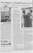 Better Homes & Gardens April 1938 Magazine Article: THE QUESTION BEFORE THE HOUSE