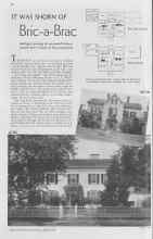 Better Homes & Gardens April 1938 Magazine Article: IT WAS SHORN OF Bric-a-Brac