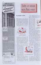 Better Homes & Gardens April 1938 Magazine Article: Safe AT HOME BUT Are YOU?