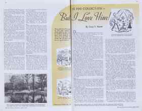 Better Homes & Gardens April 1938 Magazine Article: HE HAS COLLECT-ITIS