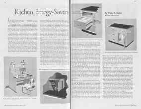 Better Homes & Gardens April 1938 Magazine Article: Kitchen Energy-Savers
