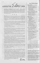 Better Homes & Gardens May 1938 Magazine Article: ACROSS THE Editor's DESK