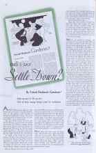 Better Homes & Gardens May 1938 Magazine Article: DID I SAY Settle Down?
