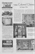 Better Homes & Gardens May 1938 Magazine Article: THRU Colored Glasses