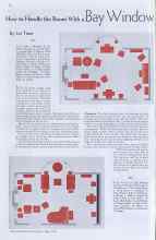 Better Homes & Gardens May 1938 Magazine Article: How to Handle the Room With a Bay Window