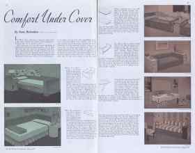 Better Homes & Gardens May 1938 Magazine Article: Comfort Under Cover