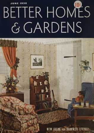 Better Homes & Gardens June 1938 Magazine Cover