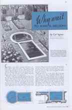 Better Homes & Gardens June 1938 Magazine Article: Why wait TO MAKE A MILLION?