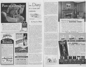 Better Homes & Gardens June 1938 Magazine Article: THE Diary OF A PLAIN DIRT GARDENER