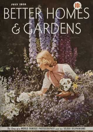 Better Homes & Gardens July 1938 Magazine Cover
