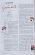 Better Homes & Gardens July 1938 Magazine Article: ALONG THE Garden Path