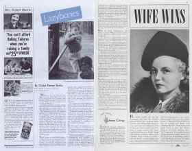 Better Homes & Gardens July 1938 Magazine Article: Lazybones