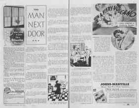 Better Homes & Gardens July 1938 Magazine Article: THE MAN NEXT DOOR
