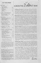 Better Homes & Gardens August 1938 Magazine Article: ACROSS THE Editor's DESK