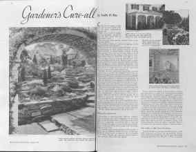 Better Homes & Gardens August 1938 Magazine Article: Gardener's Cure-all