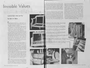 Better Homes & Gardens August 1938 Magazine Article: Invisible Values