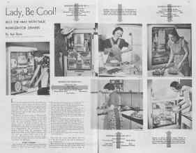 Better Homes & Gardens August 1938 Magazine Article: Lady, Be Cool!