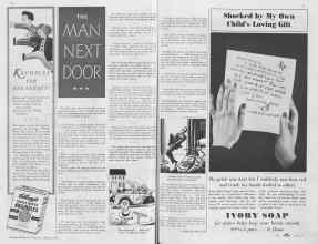 Better Homes & Gardens August 1938 Magazine Article: THE MAN NEXT