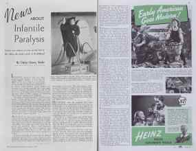 Better Homes & Gardens August 1938 Magazine Article: News ABOUT Infantile Paralysis