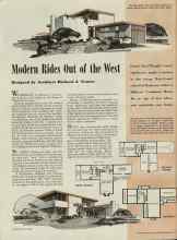 Better Homes & Gardens September 1938 Magazine Article: Modern Rides Out of the West