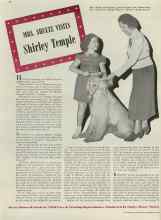 Better Homes & Gardens September 1938 Magazine Article: MRS. SHULTZ VISITS Shirley Temple