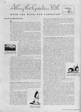 Better Homes & Gardens September 1938 Magazine Article: Along the Garden Path WITH THE WEEK-END GARDENER